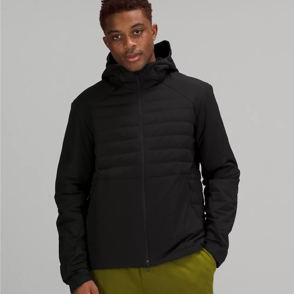 lululemon athletica Other - Lululemon Down For It All Hoodie Black Down Winter Coat XL Nwt